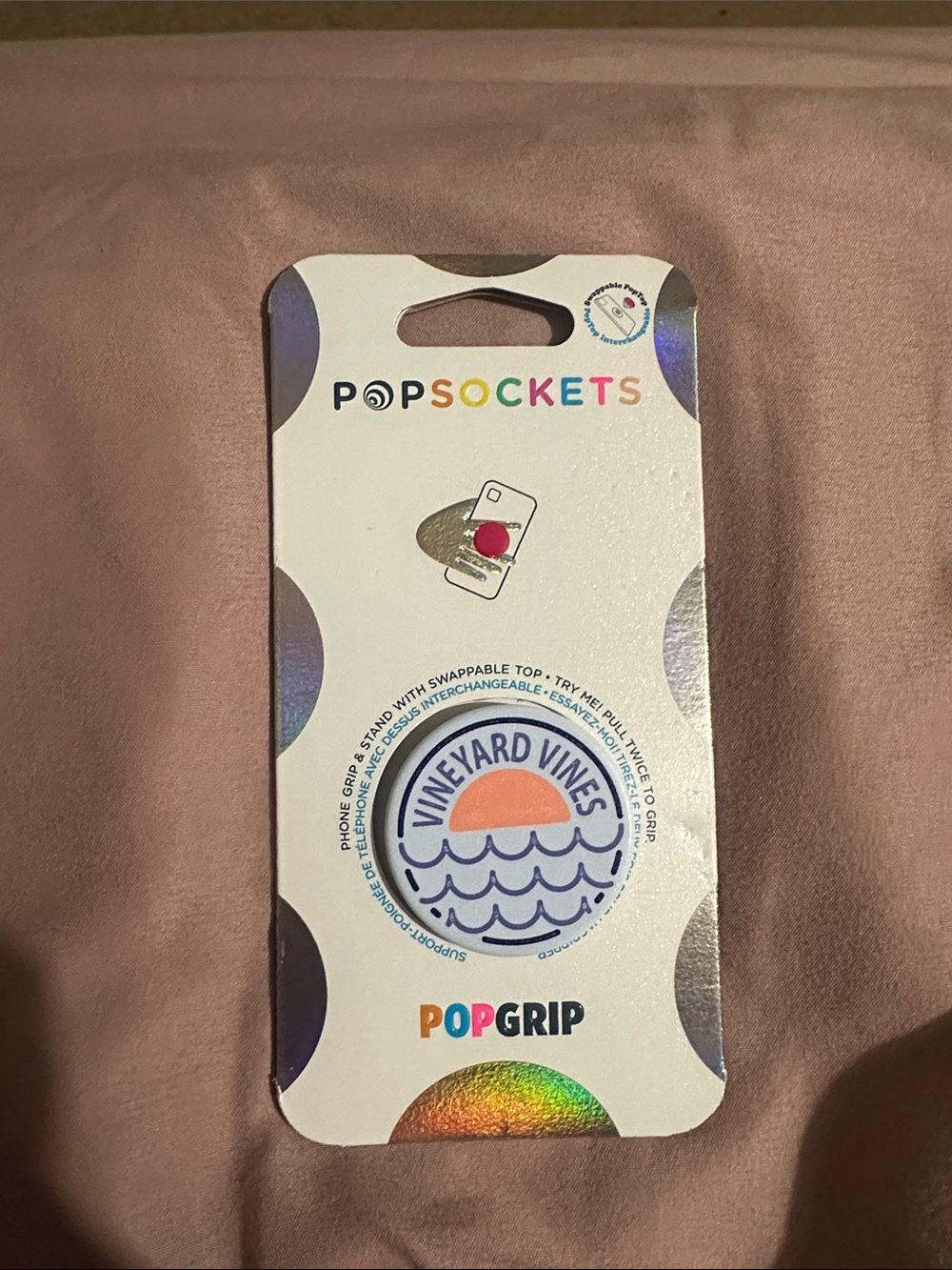 PopSockets PopGrip Vineyard Vines Sunset Phone Grip - light Purple & orange